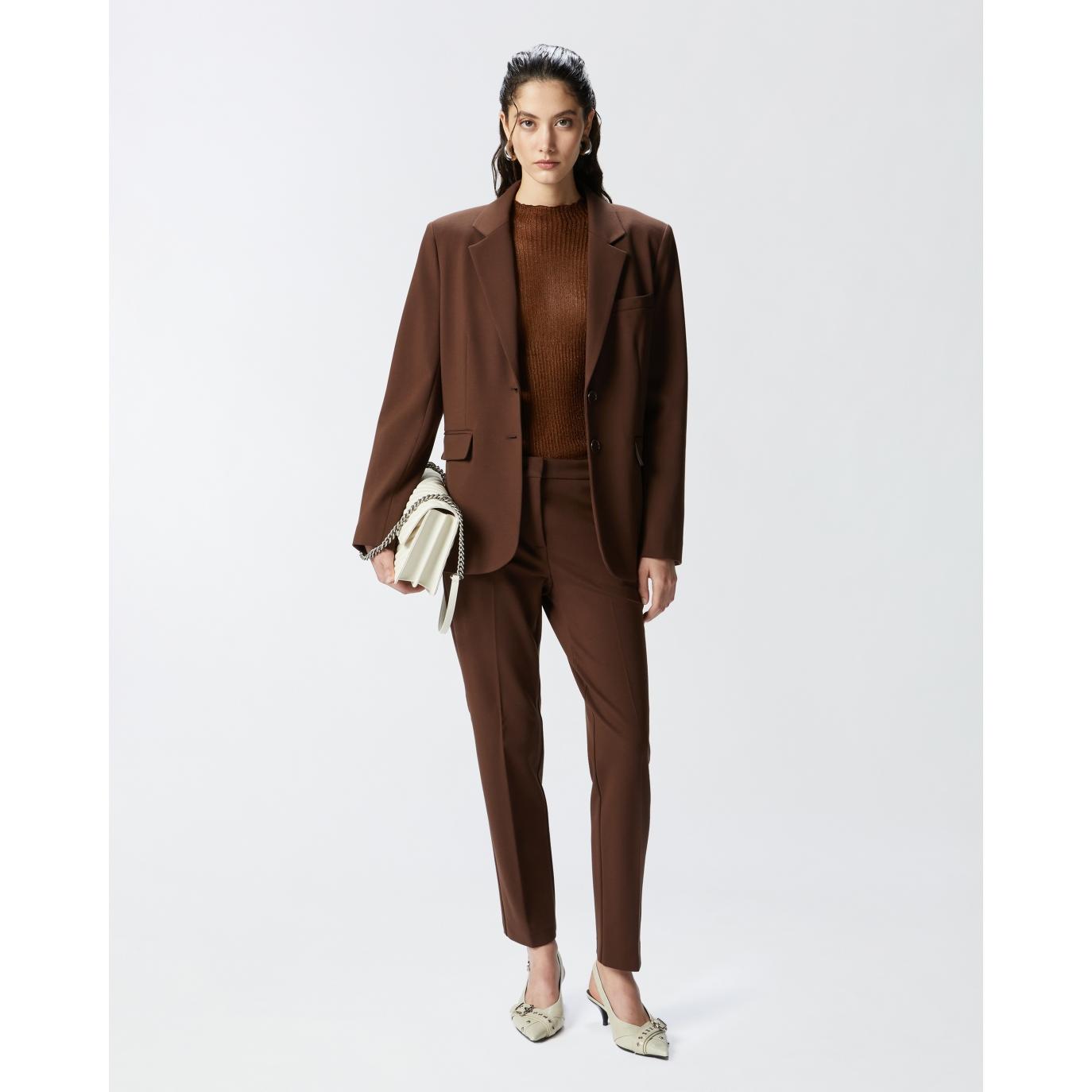 Pantaloni a sigaretta tessuto tecnico (BELLO PANTALONE)