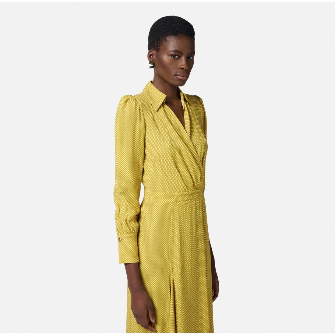 Abito in viscosa con stampa pois