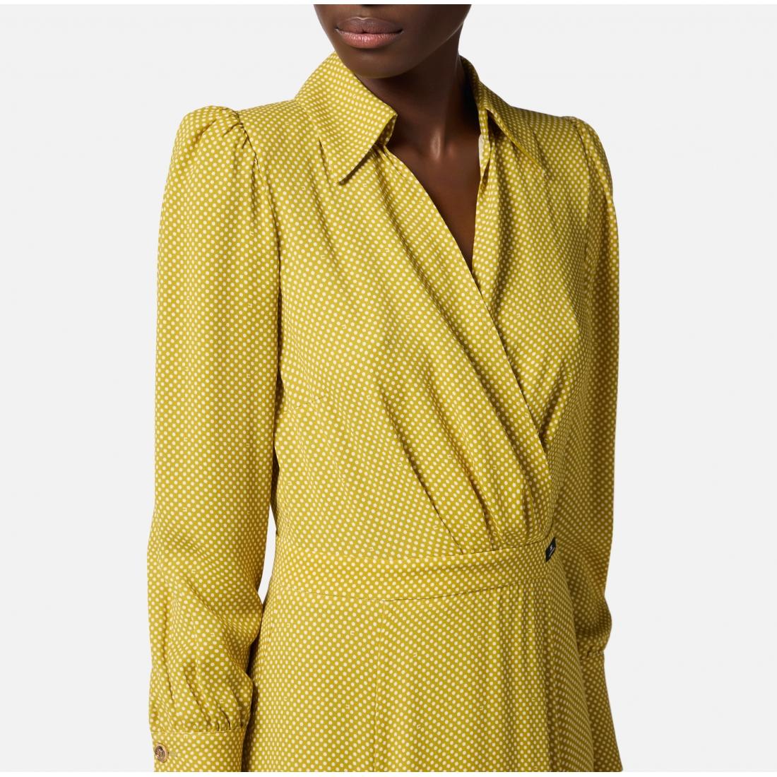 Abito in viscosa con stampa pois