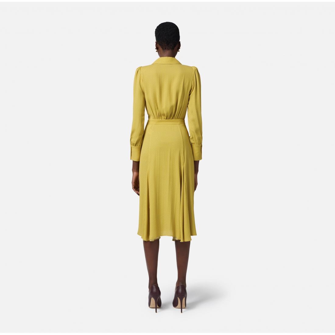 Abito in viscosa con stampa pois