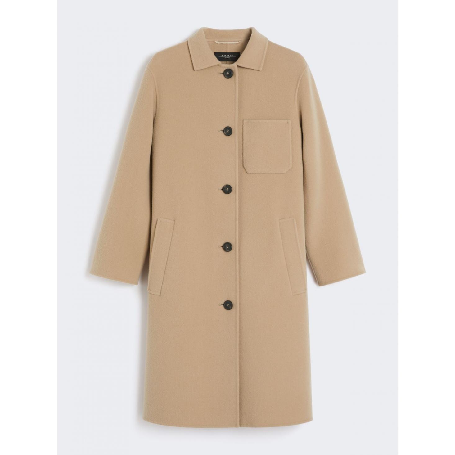 Cappotto monopetto in lana