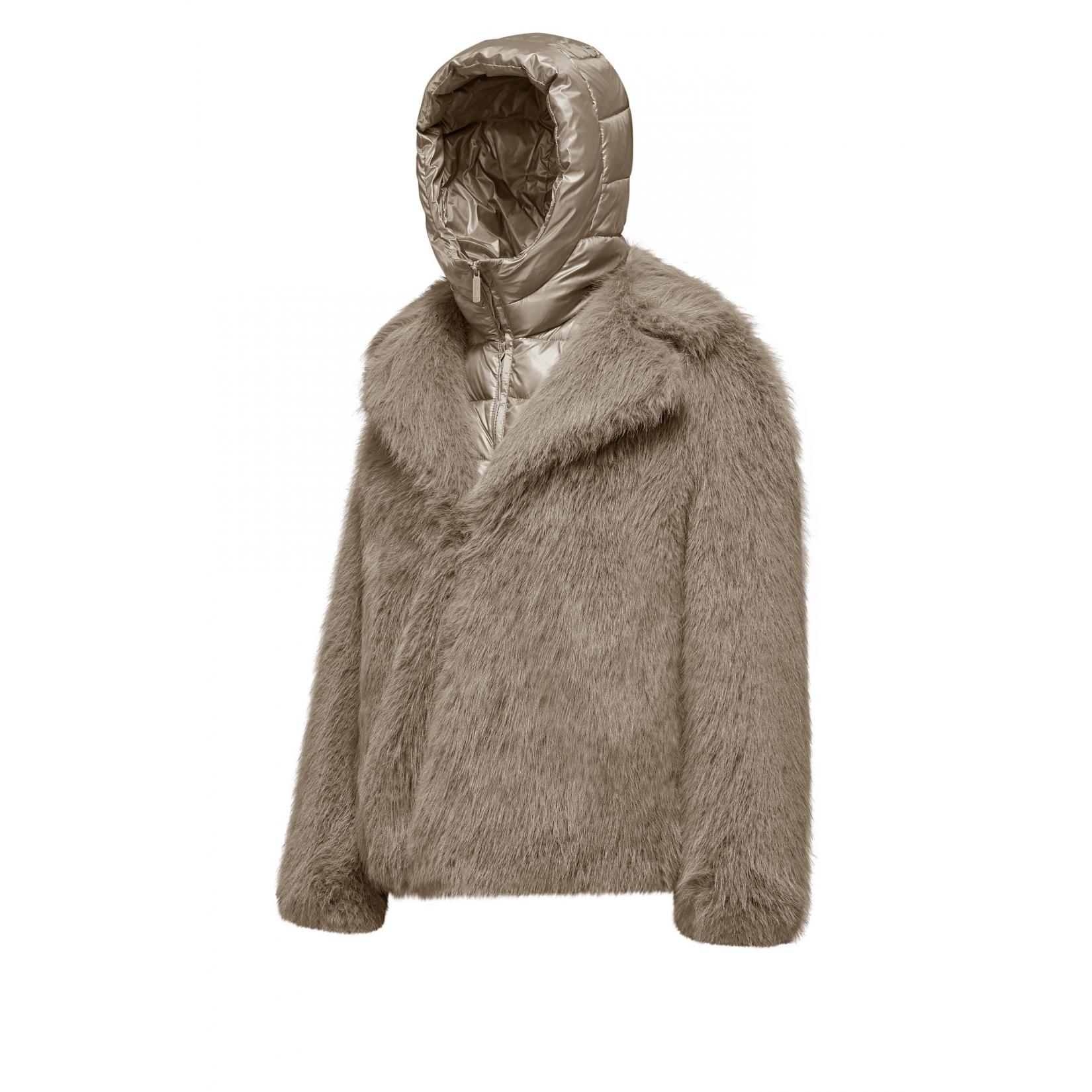 Paris Coat - Cappotto corto donna pelliccetta sintetica water resistant