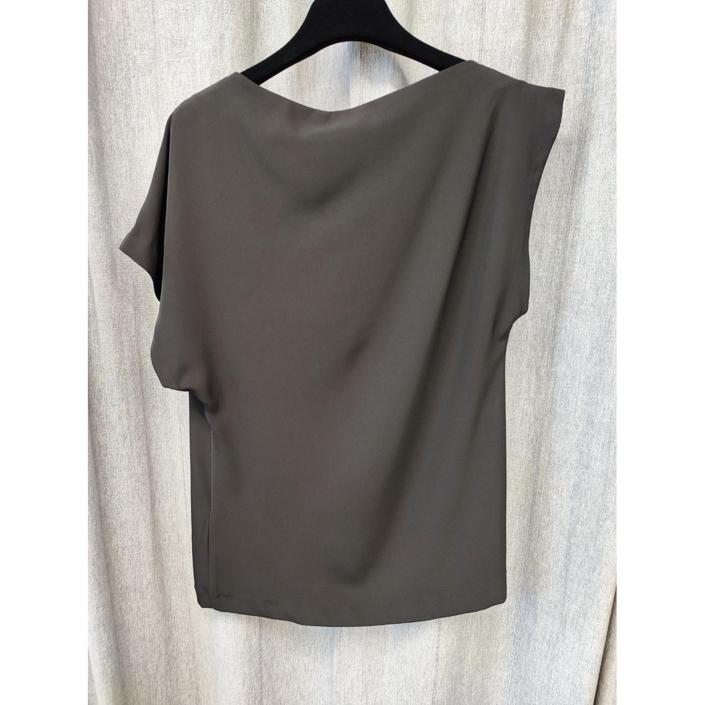 BLUSA ASIMMETRICA CON PIEGHE