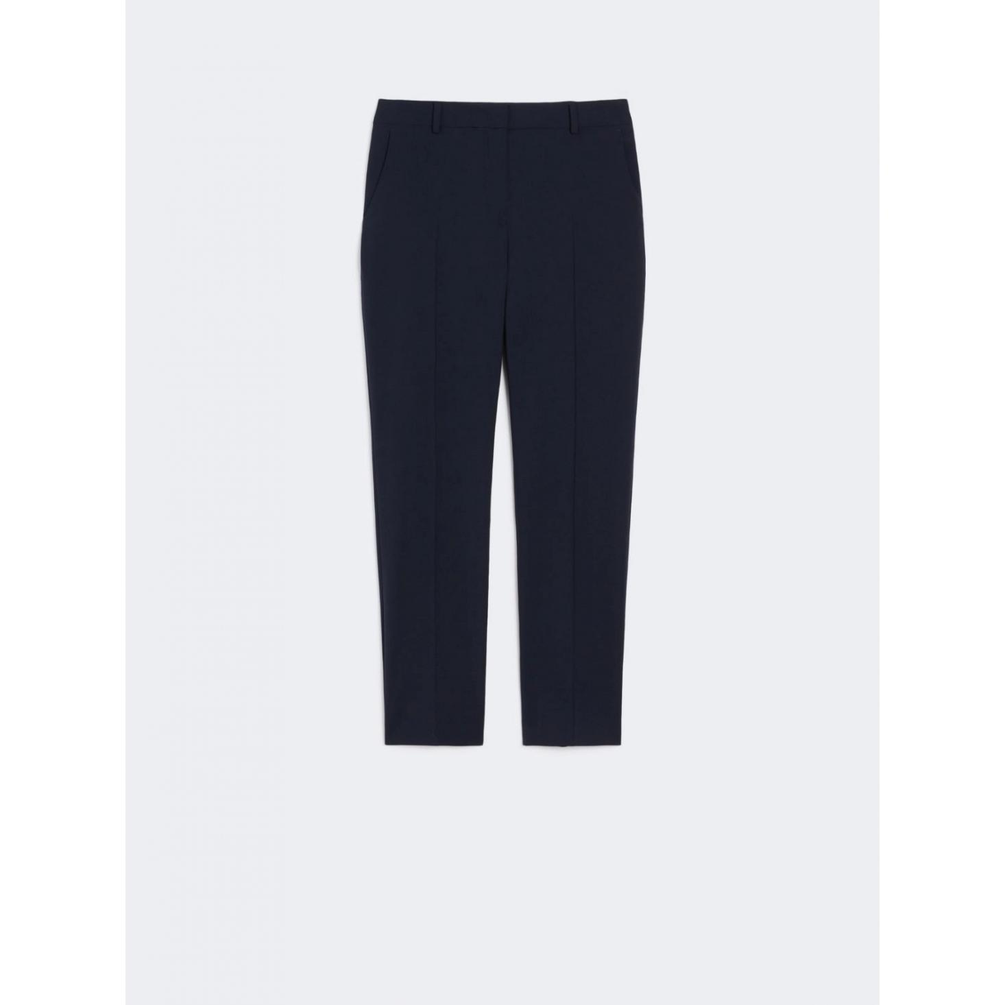 Pantalone a sigaretta in tela di lana