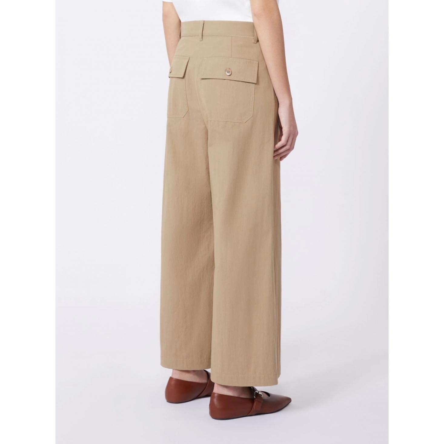 Pantalone in gabardina lavata
