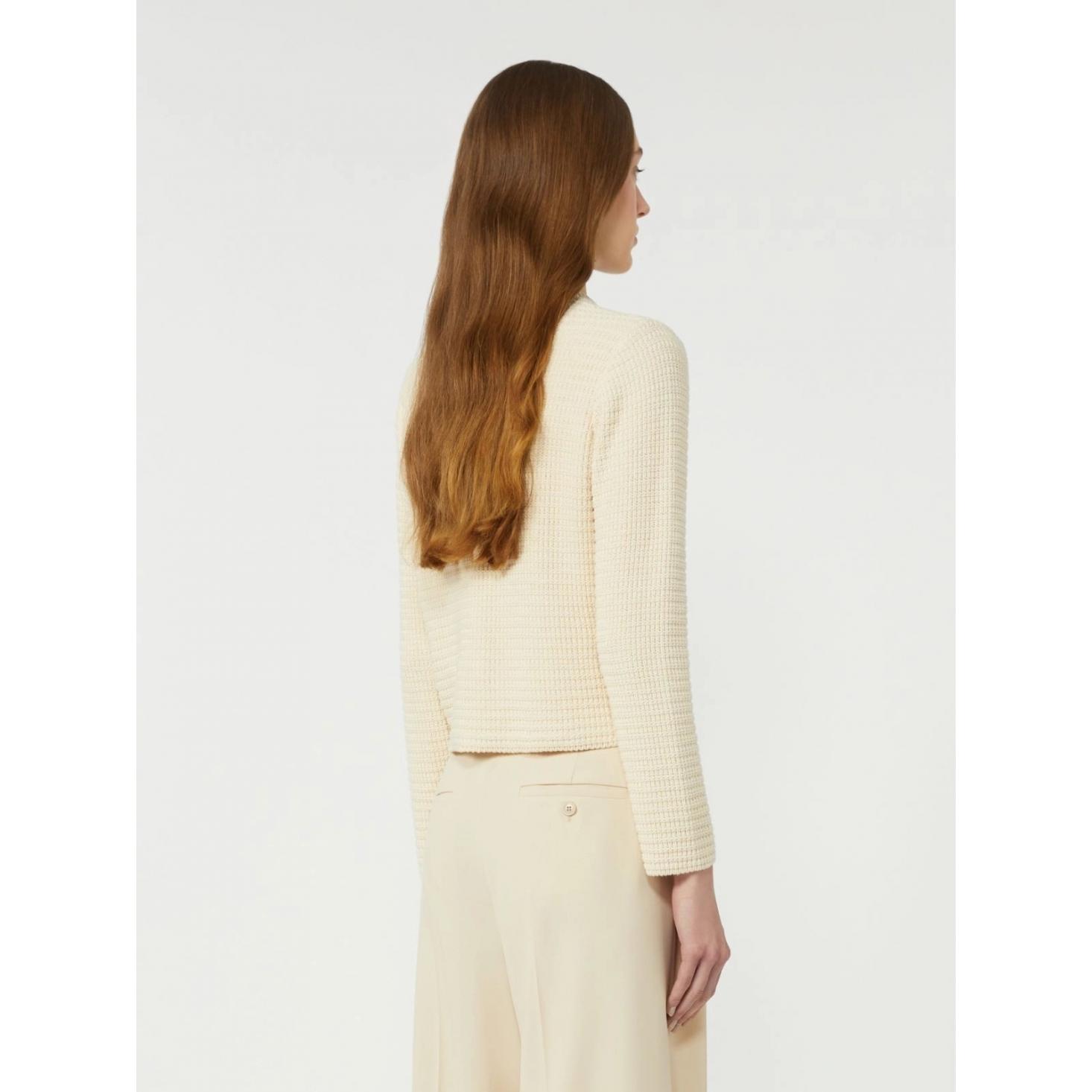 Cardigan crop in cotone
