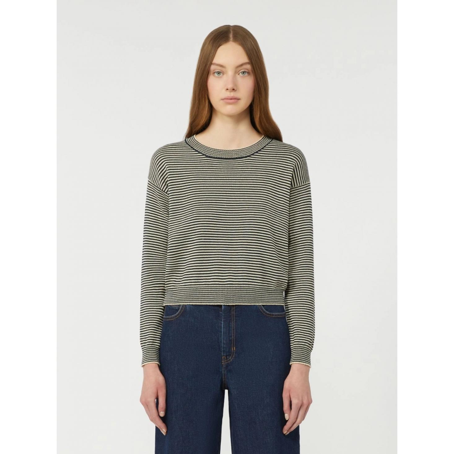 Maglia girocollo in cotone
