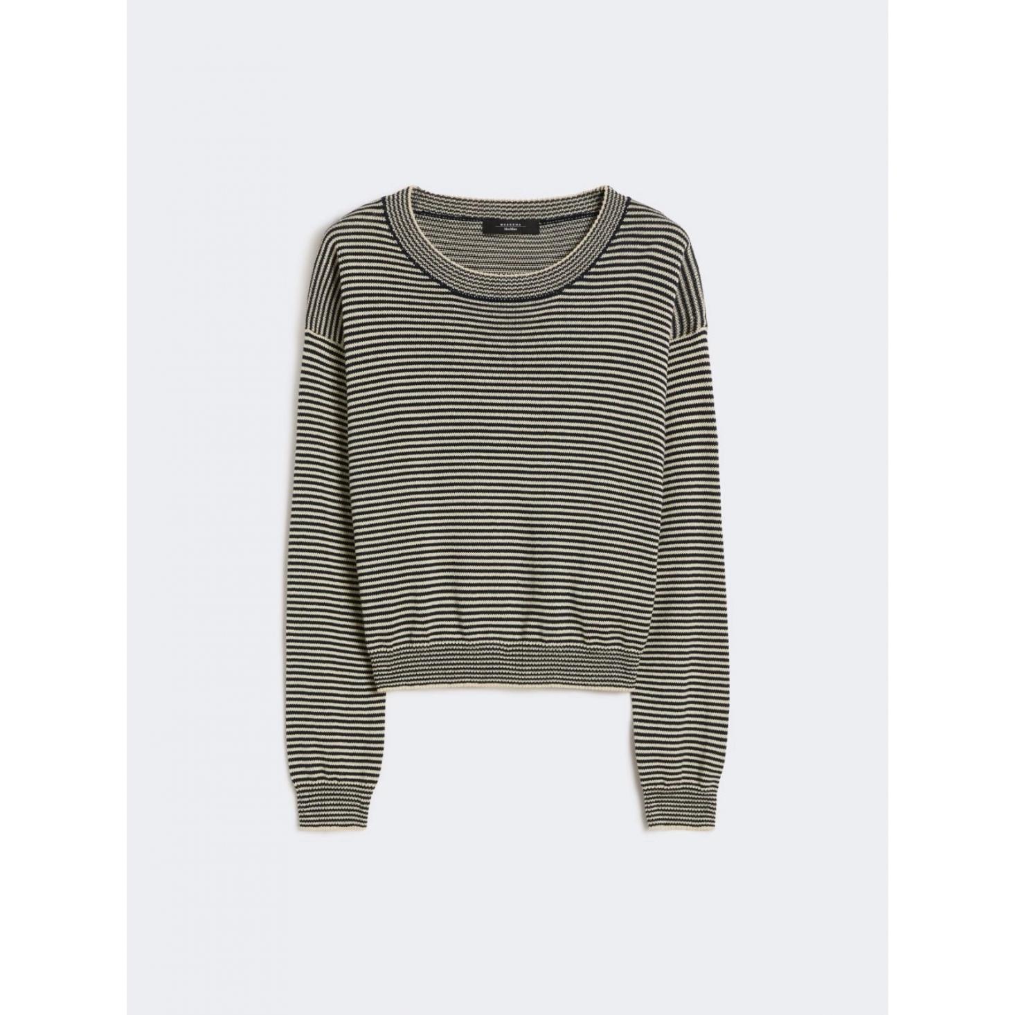 Maglia girocollo in cotone