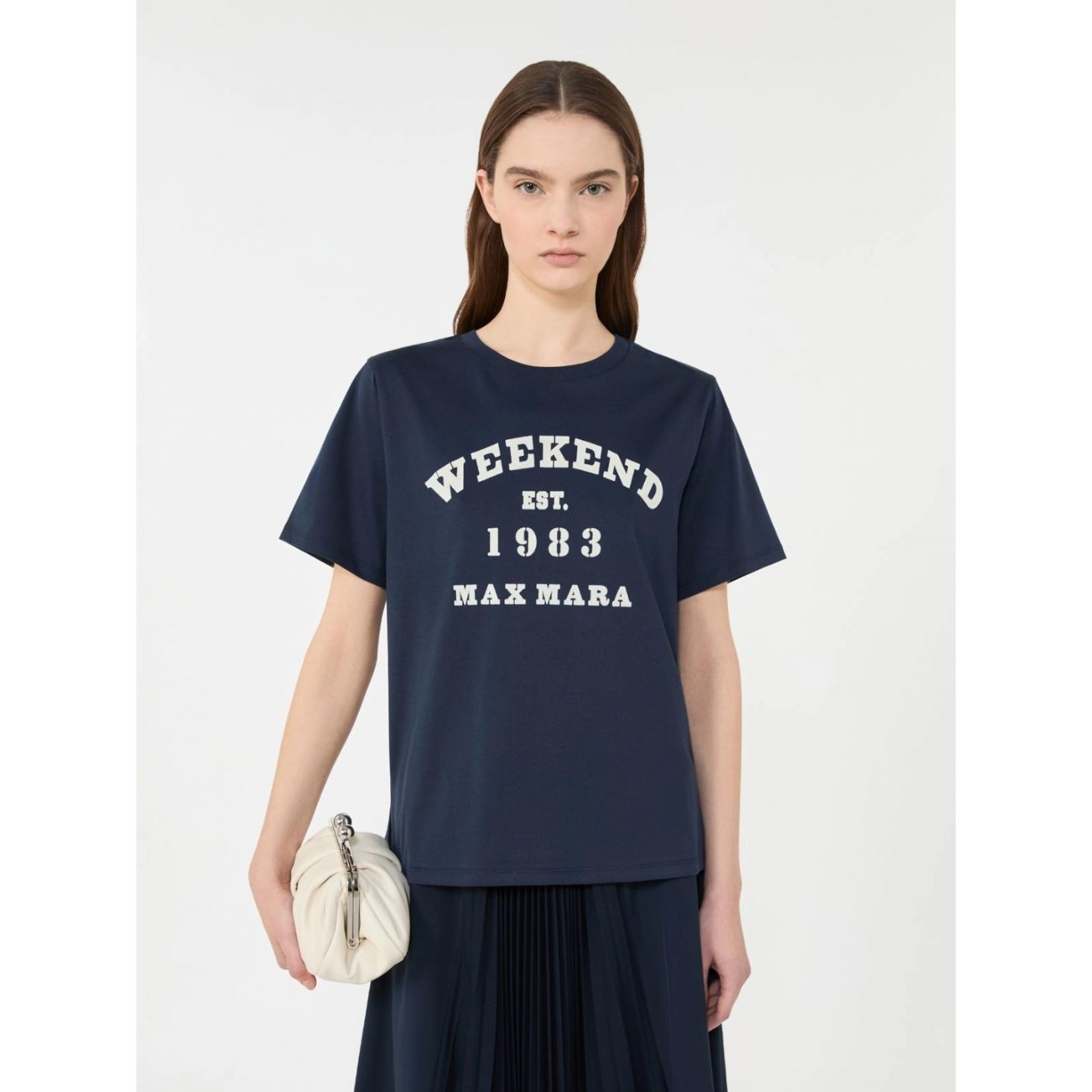 T-shirt in cotone con stampa grafica