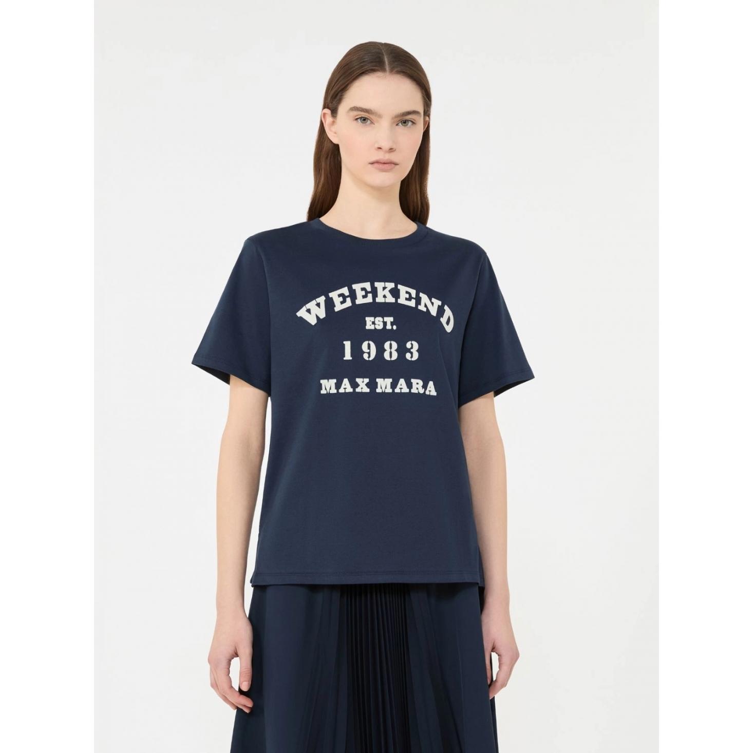 T-shirt in cotone con stampa grafica