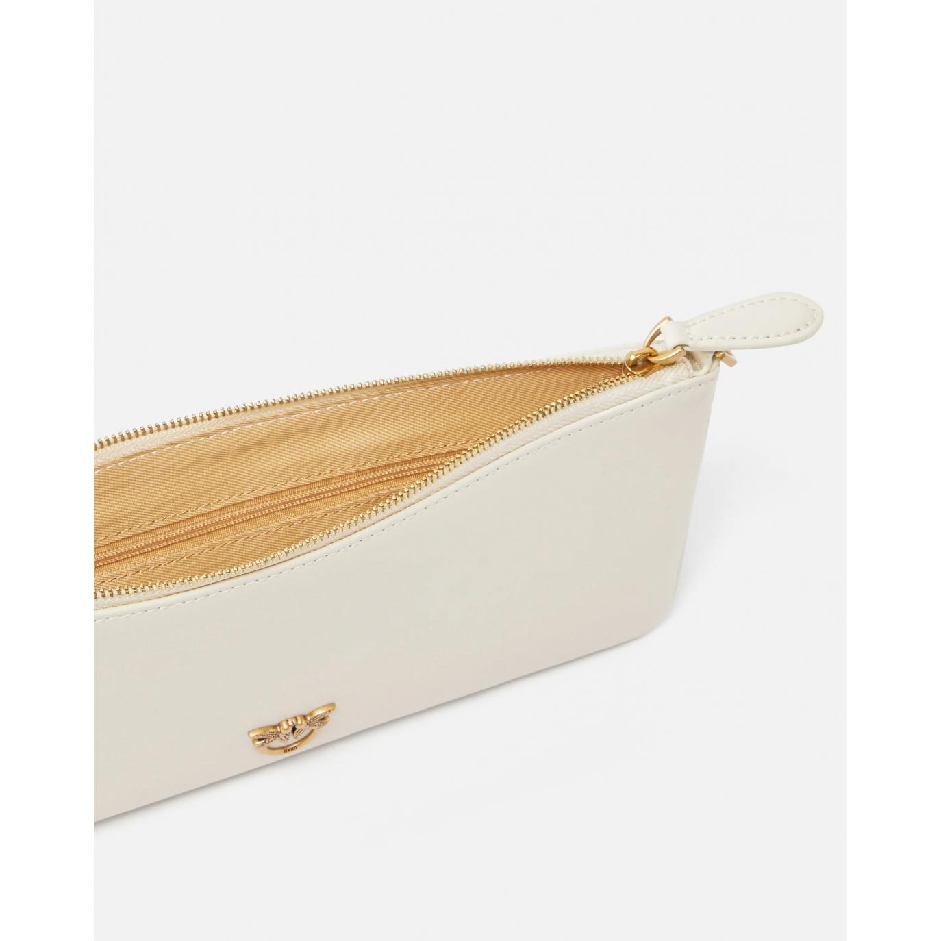 Horizontal Flat Bag in pelle