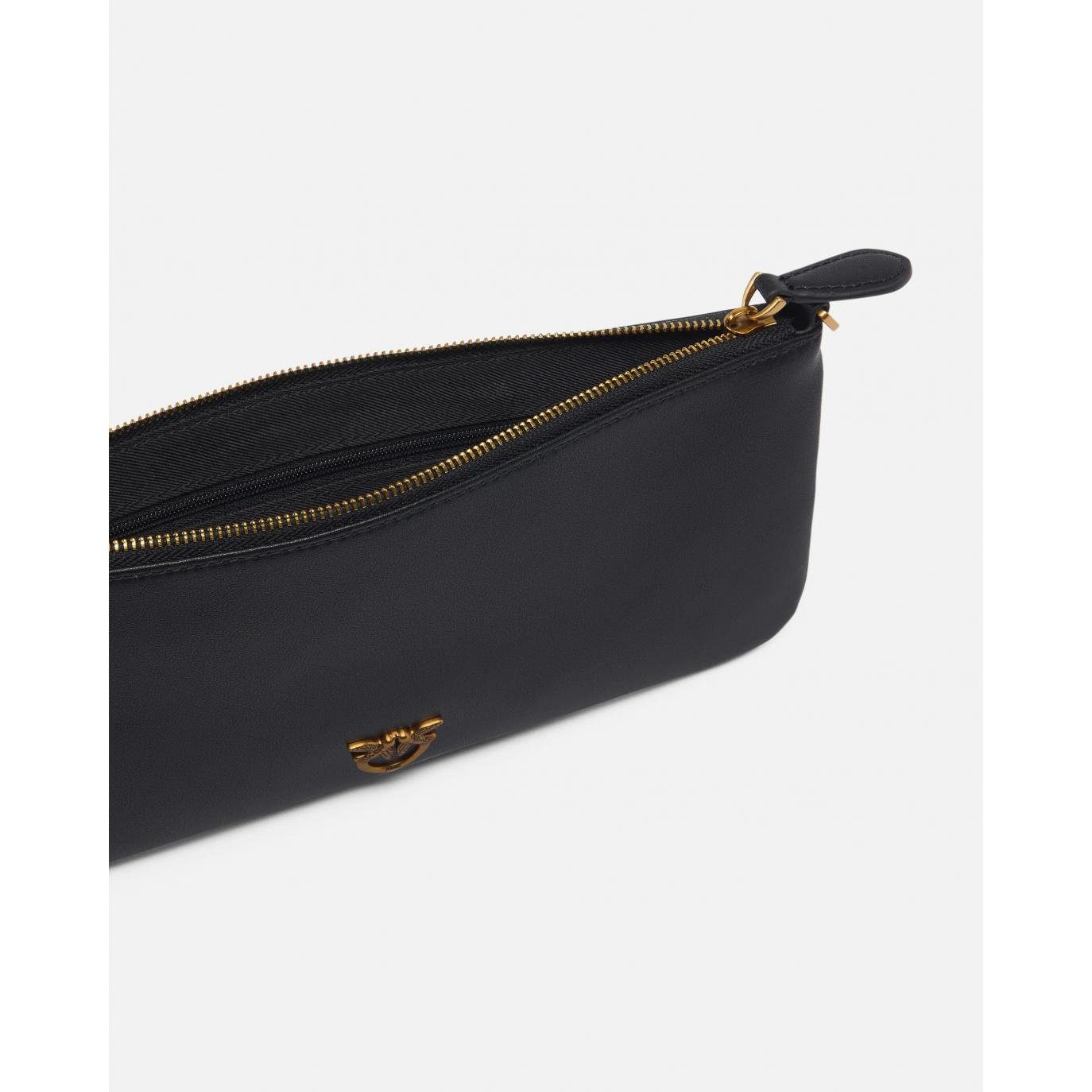 Horizontal Flat Bag in pelle