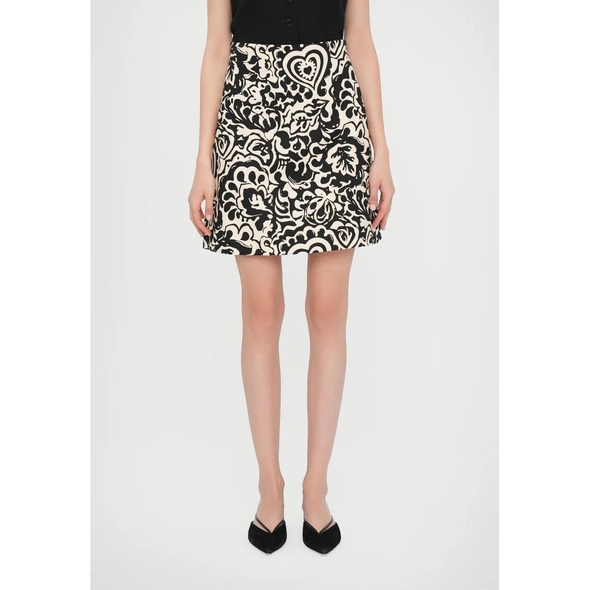 Gonna  in cotone stampato