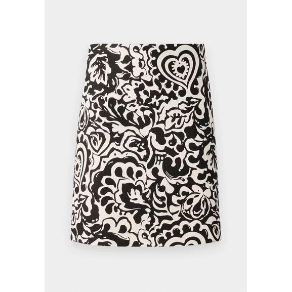 Gonna  in cotone stampato