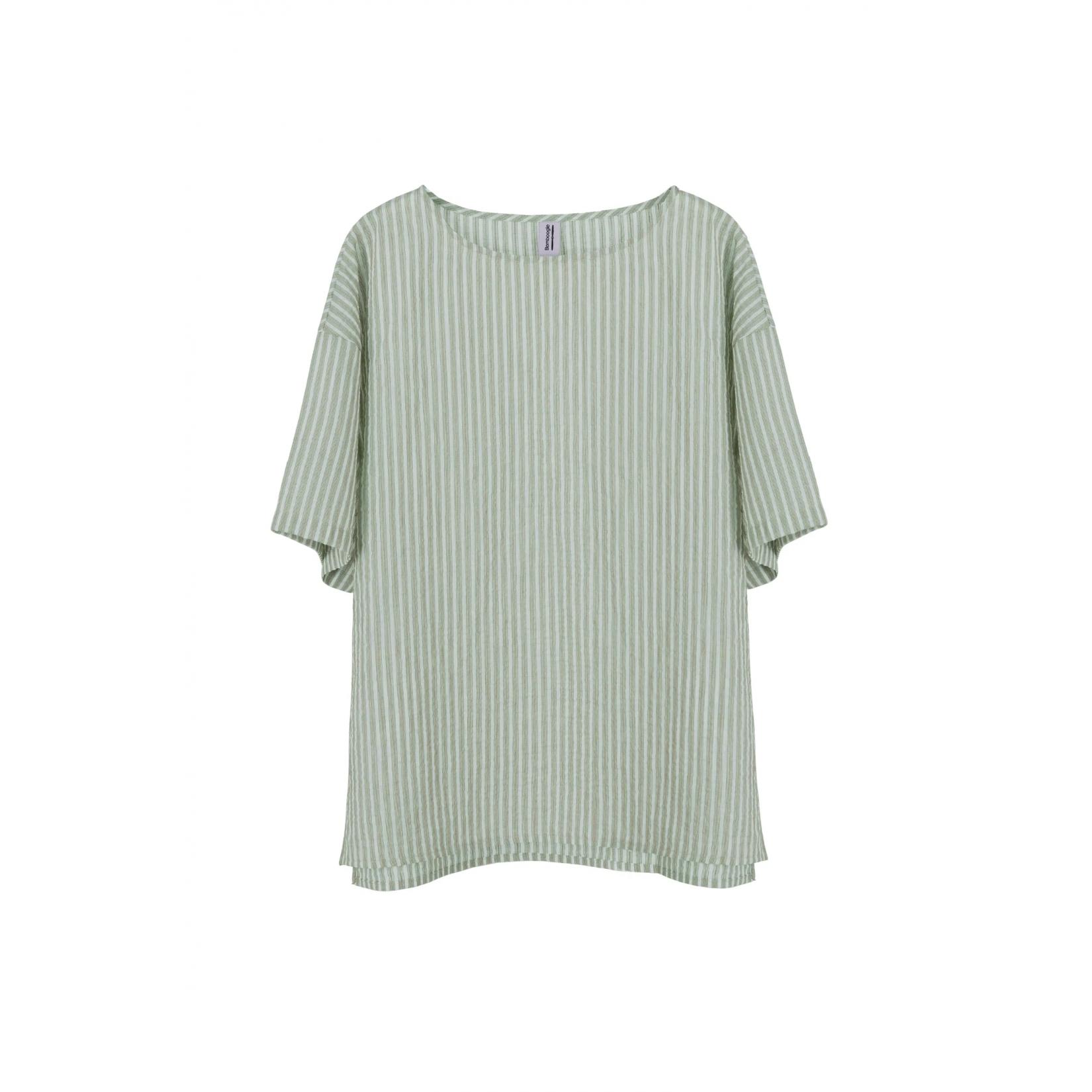 Blusa over in misto cotone viscosa