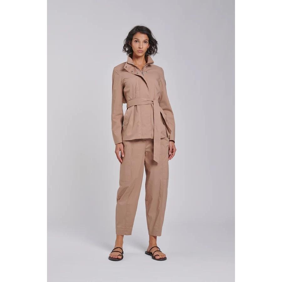 Trench in tela misto cotone