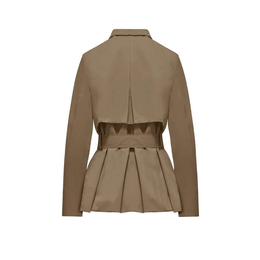 Trench in tela misto cotone