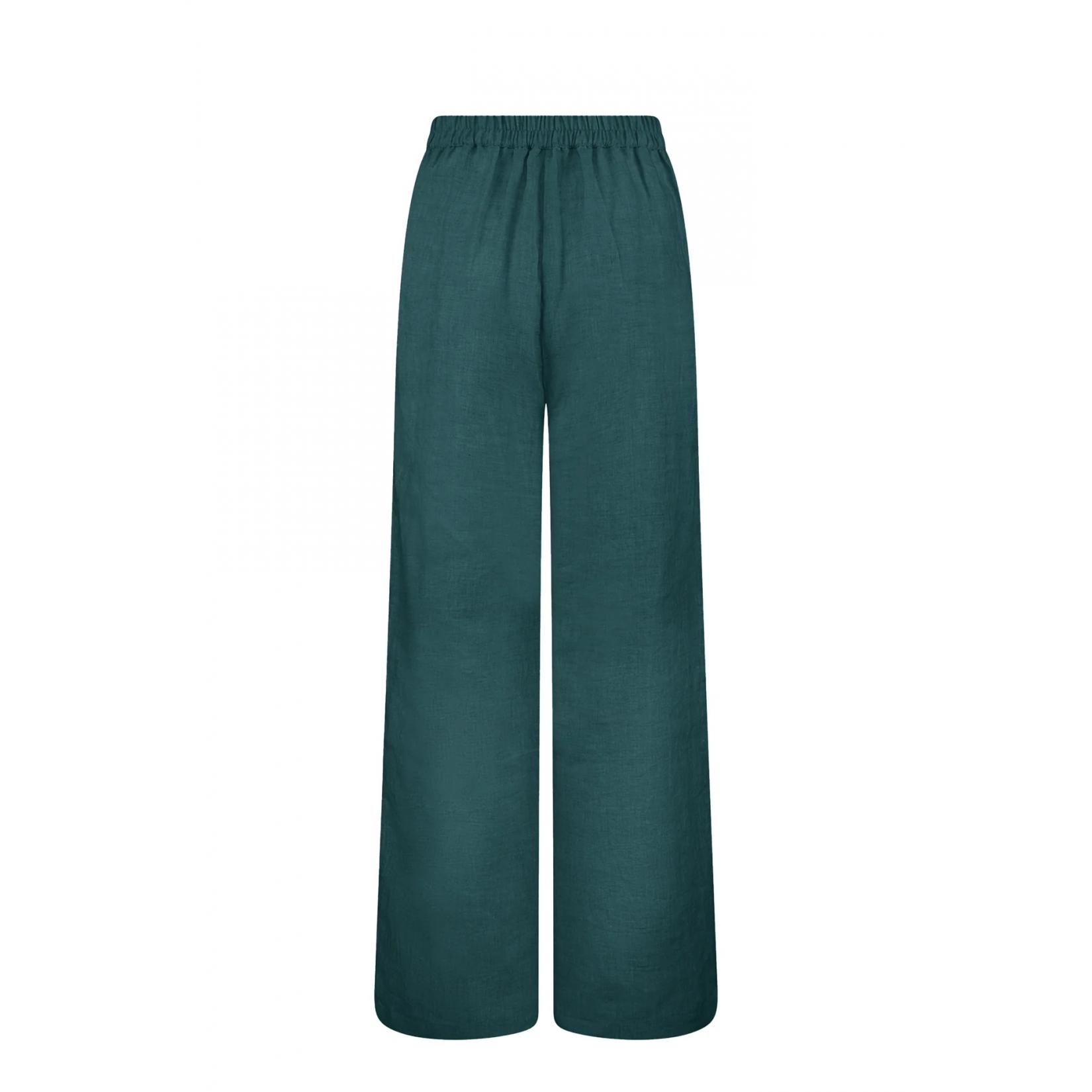 Pantaloni palazzo in lino