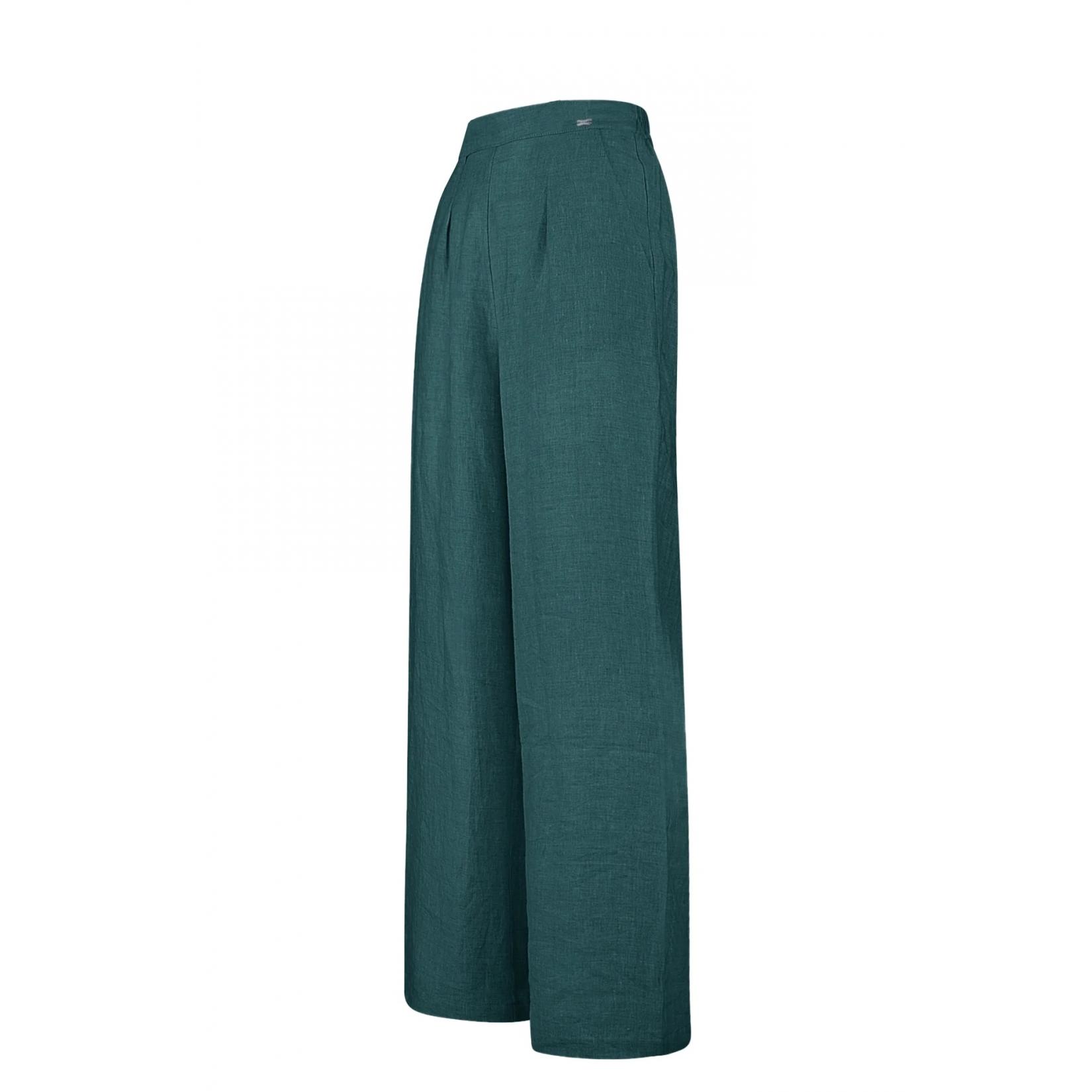 Pantaloni palazzo in lino