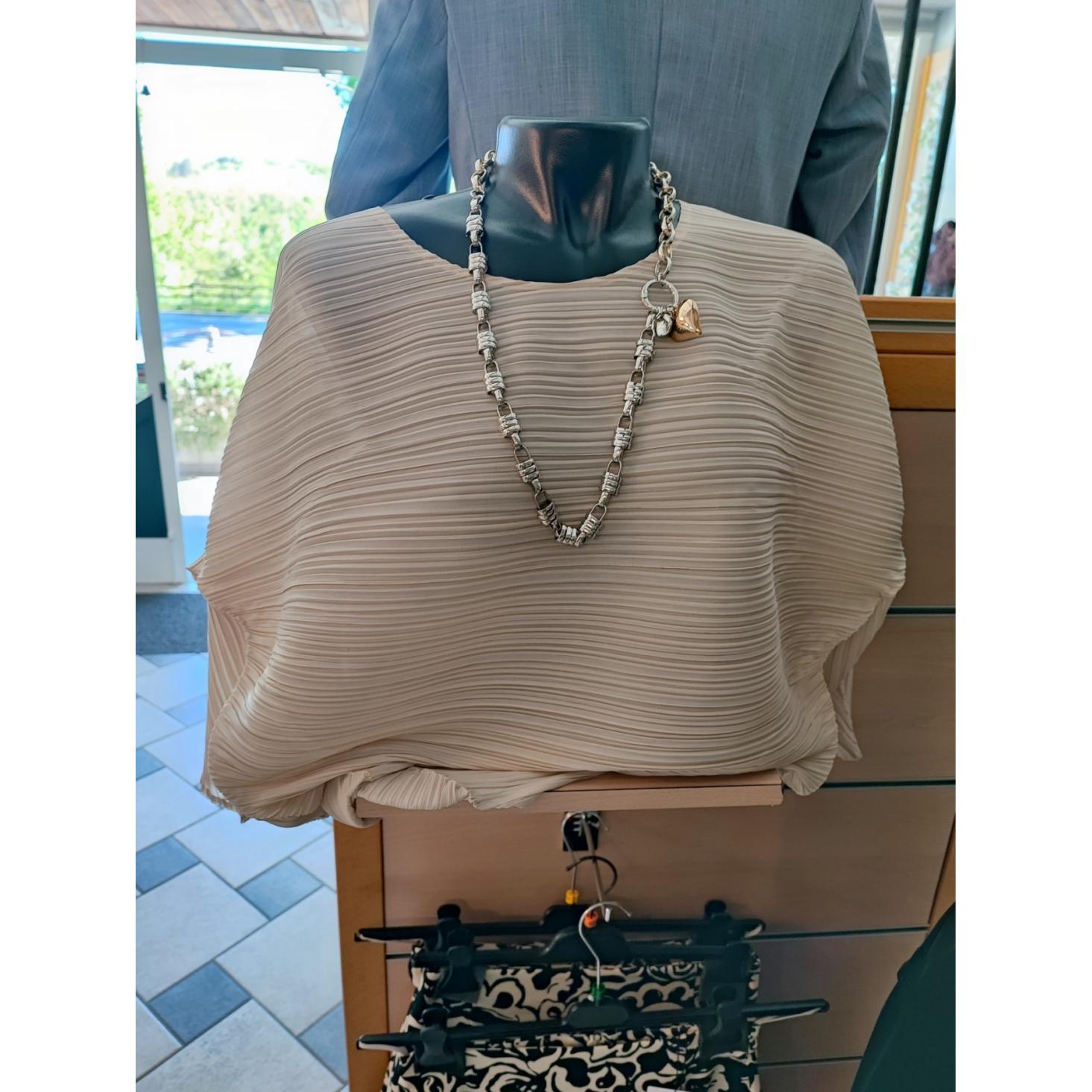BLUSA PLISSETTATA