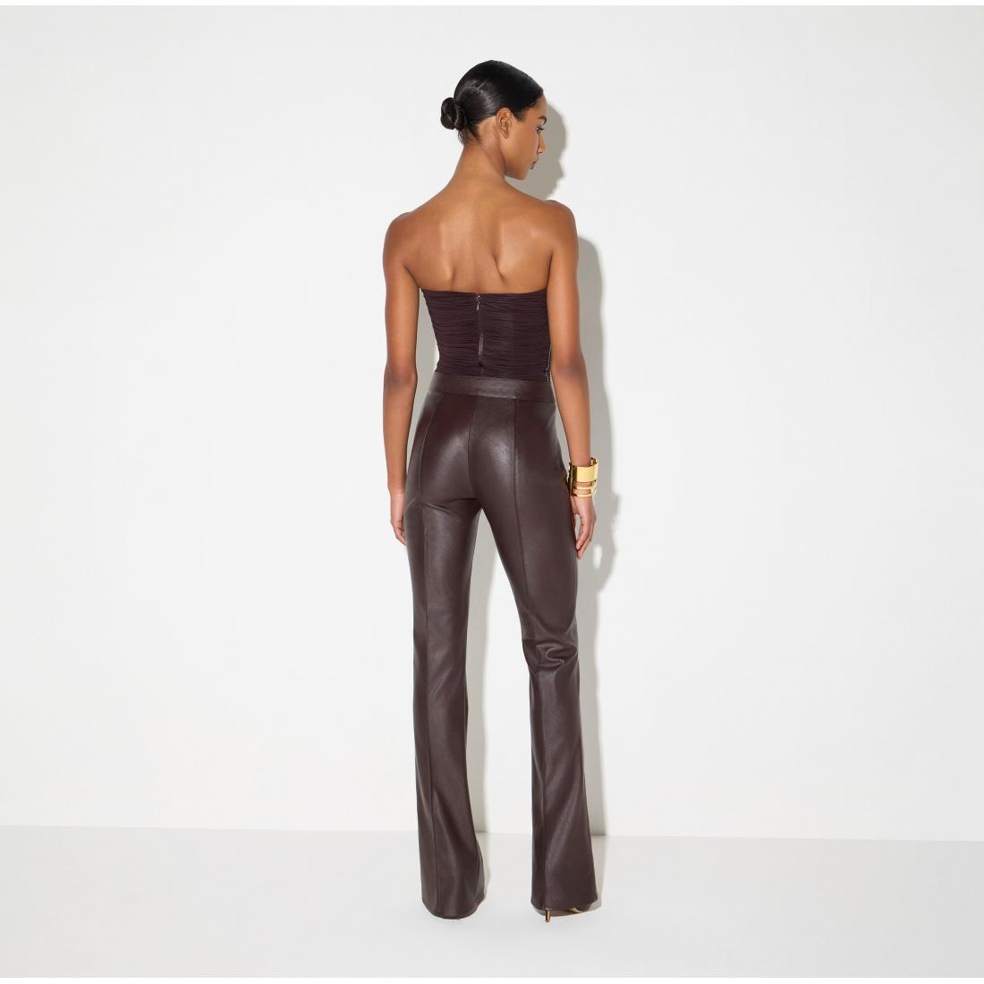 Pantaloni con nervature