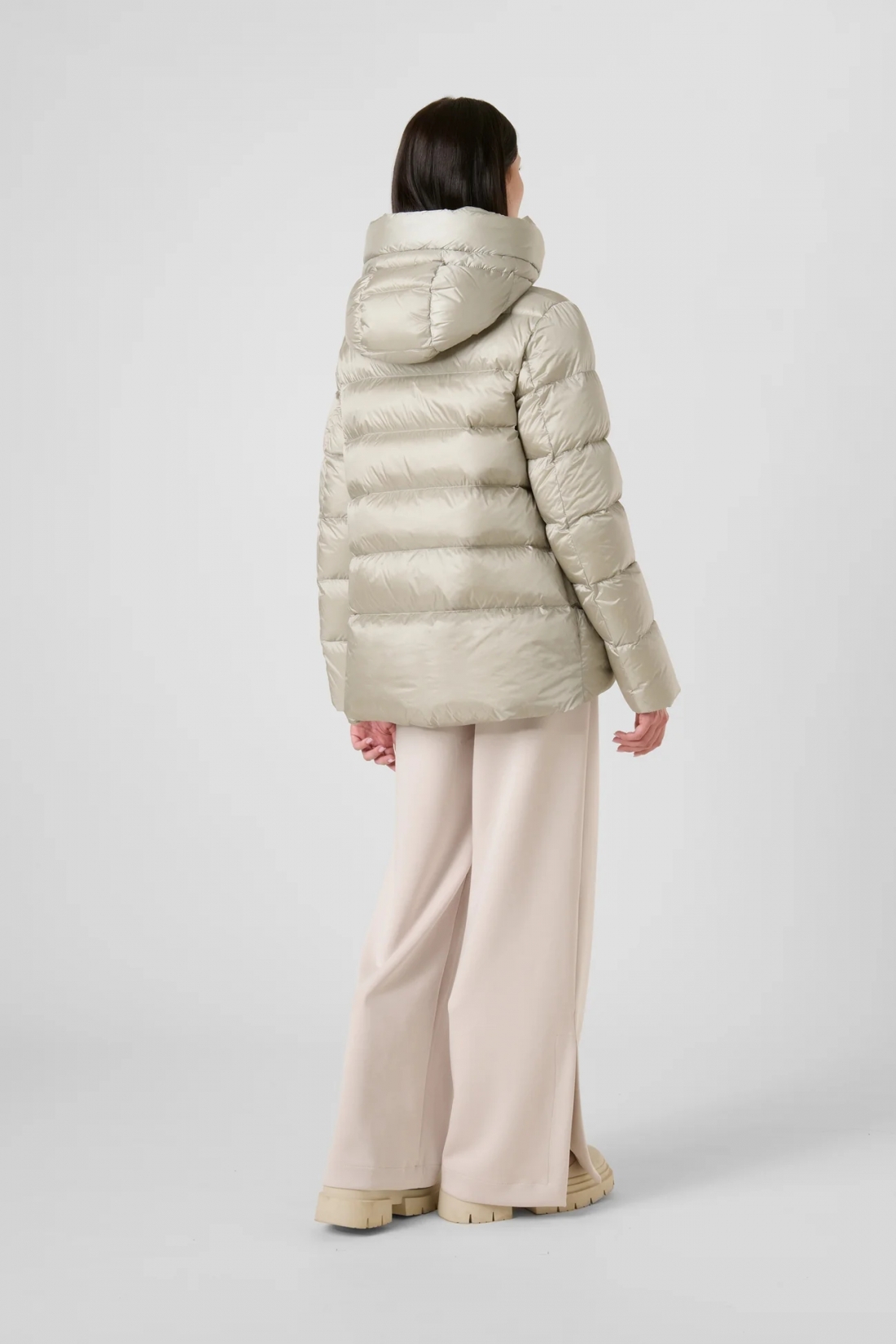 Rome jacket - Piumino in nylon lucido