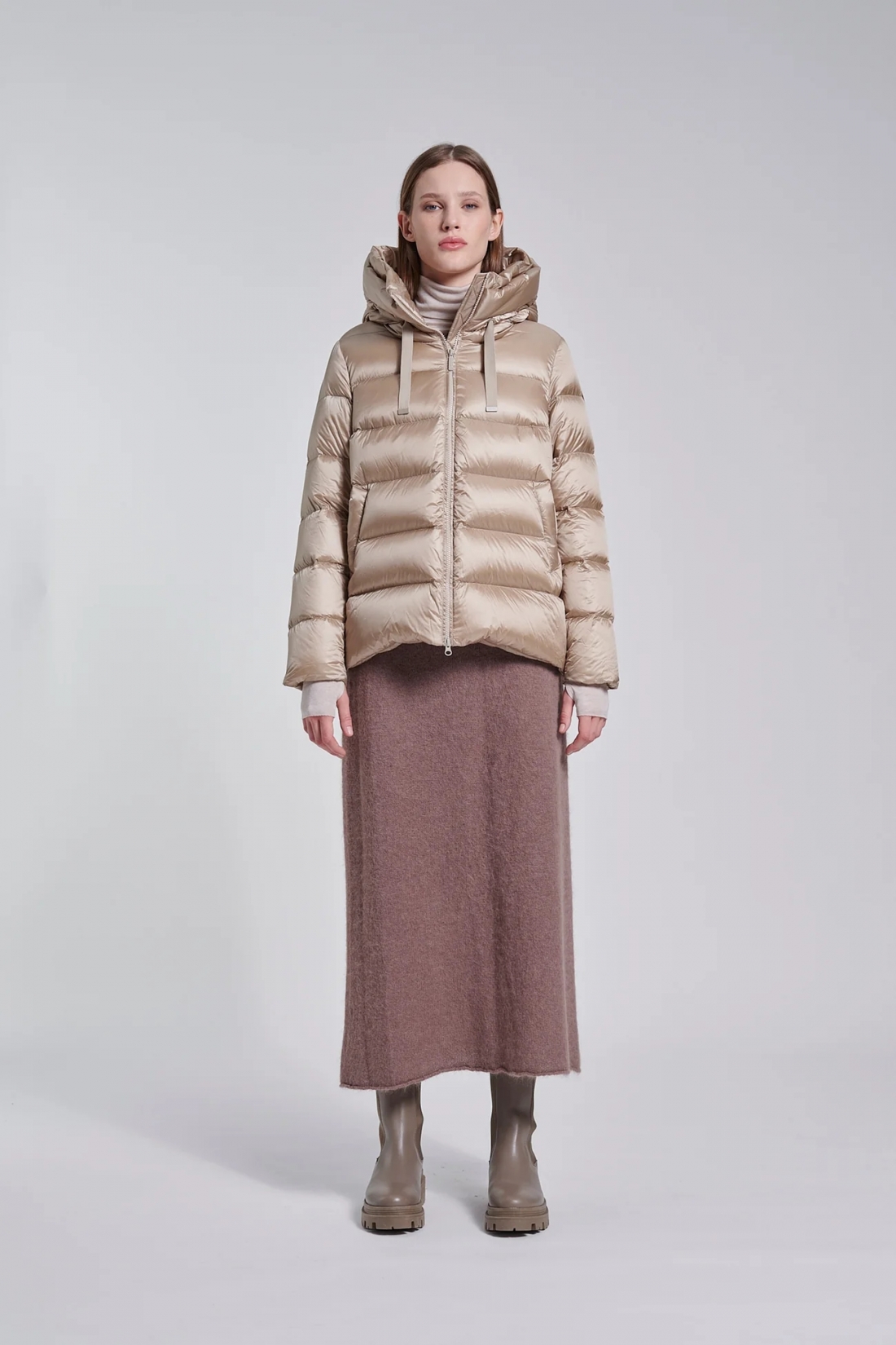 Rome jacket - Piumino in nylon lucido