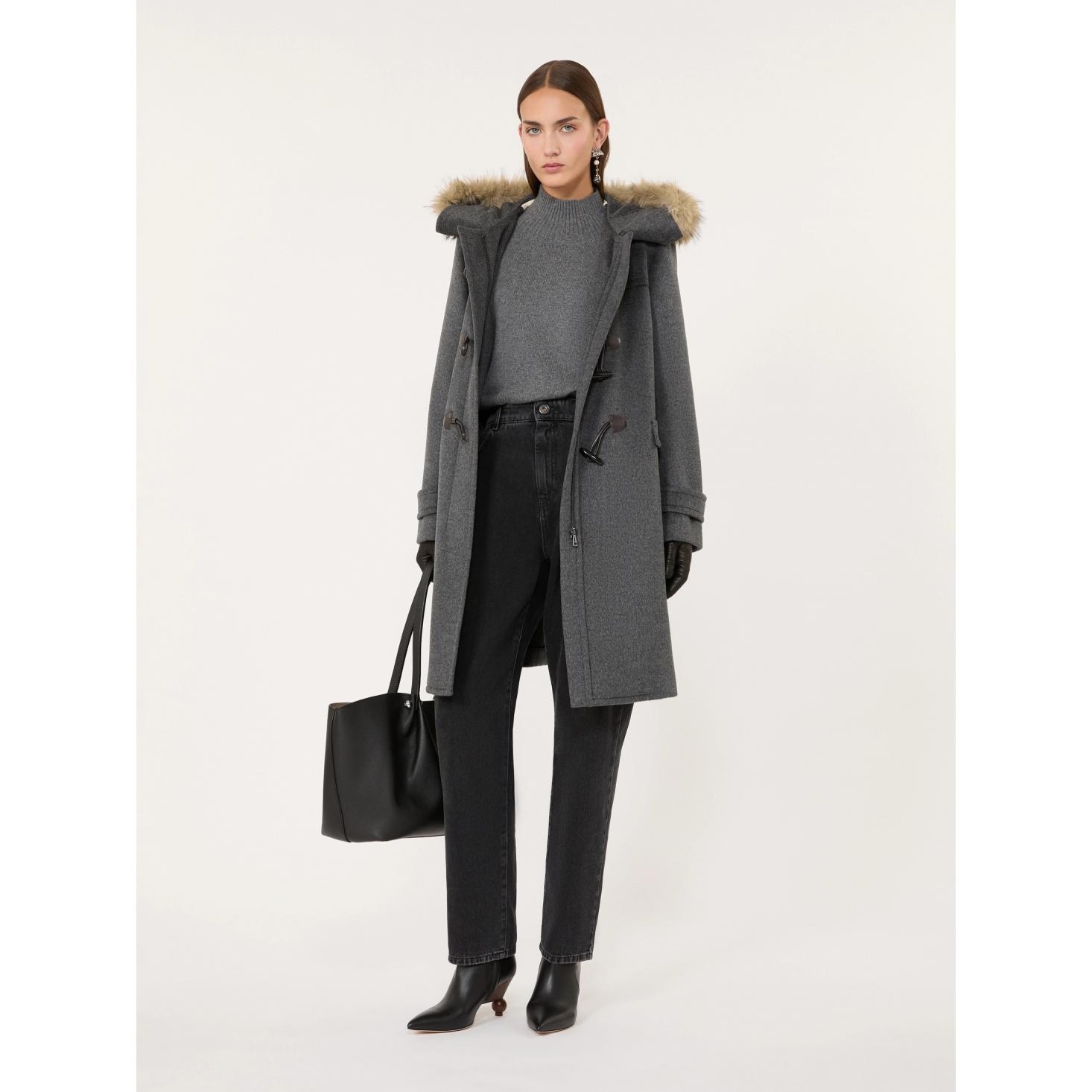 Cappotto in doppio drap di lana