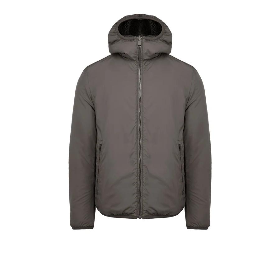 Giacca reversibile con cappuccio