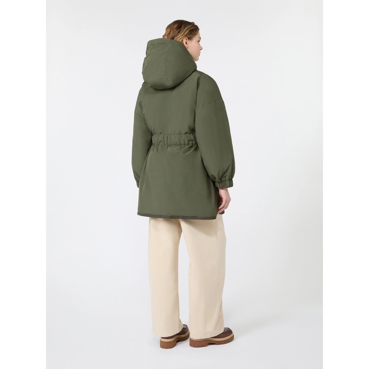 Parka reversibile in tela antigoccia