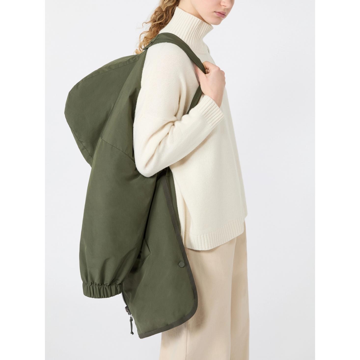 Parka reversibile in tela antigoccia