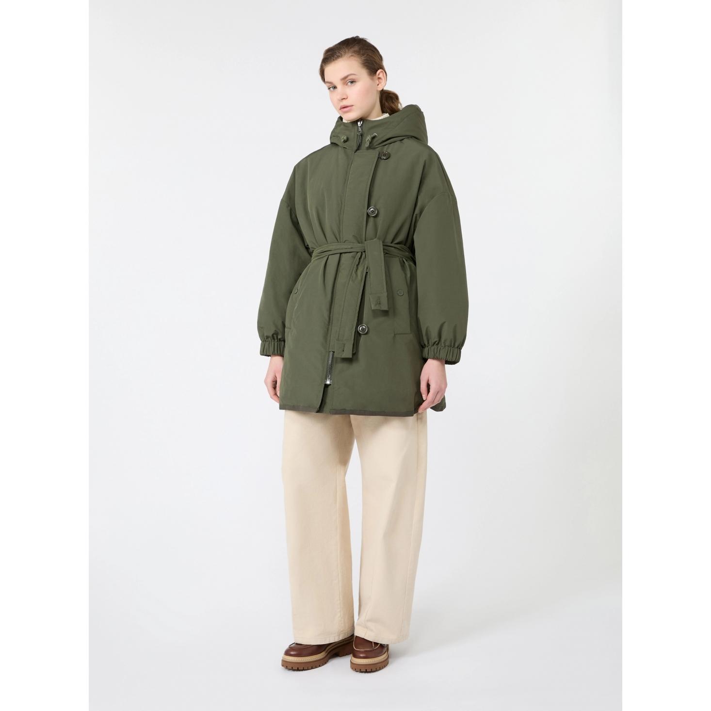 Parka reversibile in tela antigoccia
