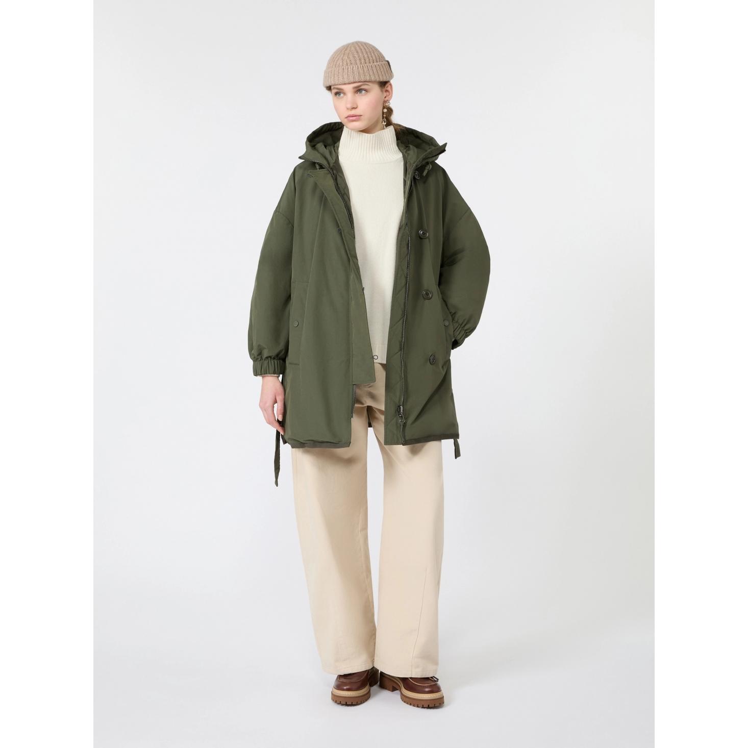 Parka reversibile in tela antigoccia