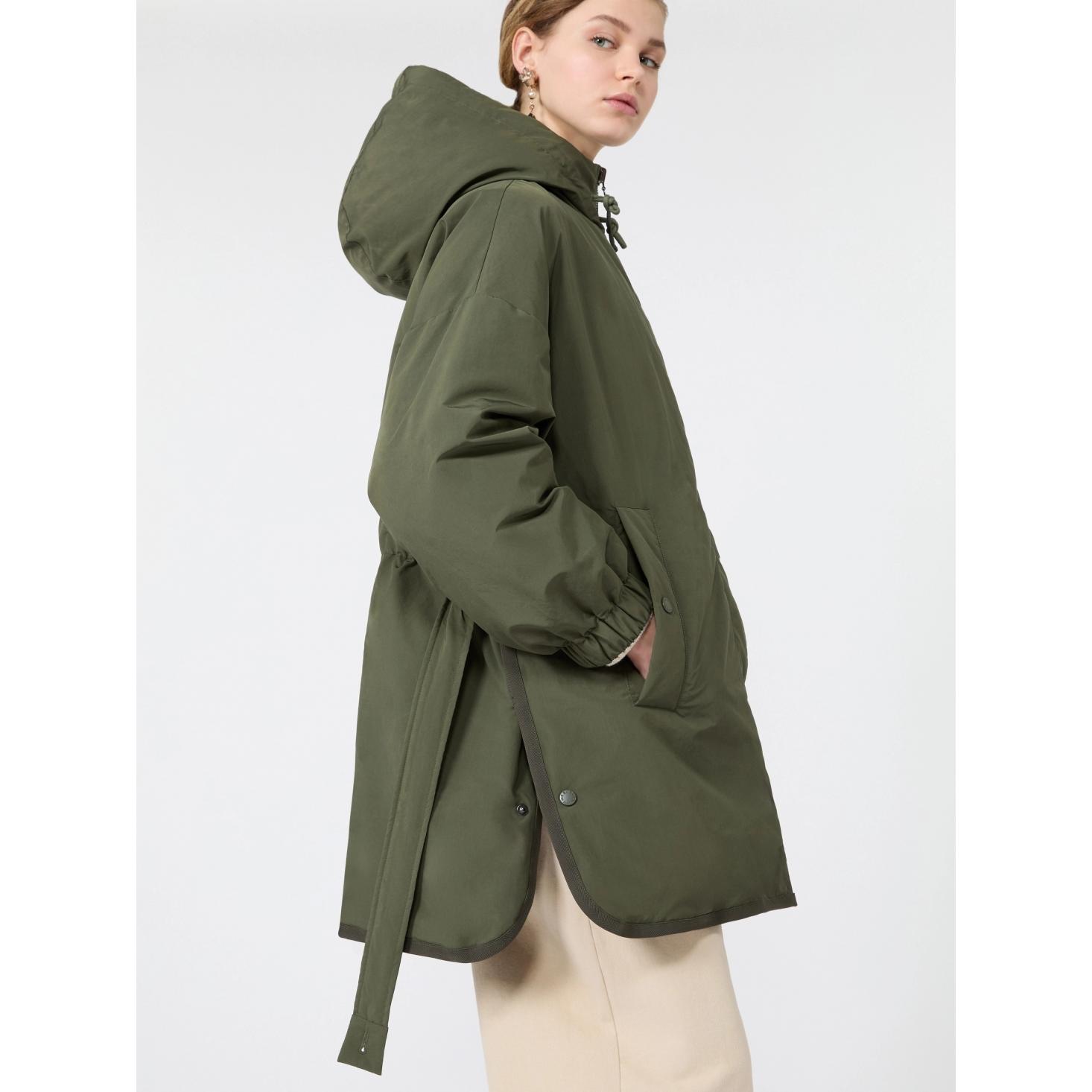 Parka reversibile in tela antigoccia