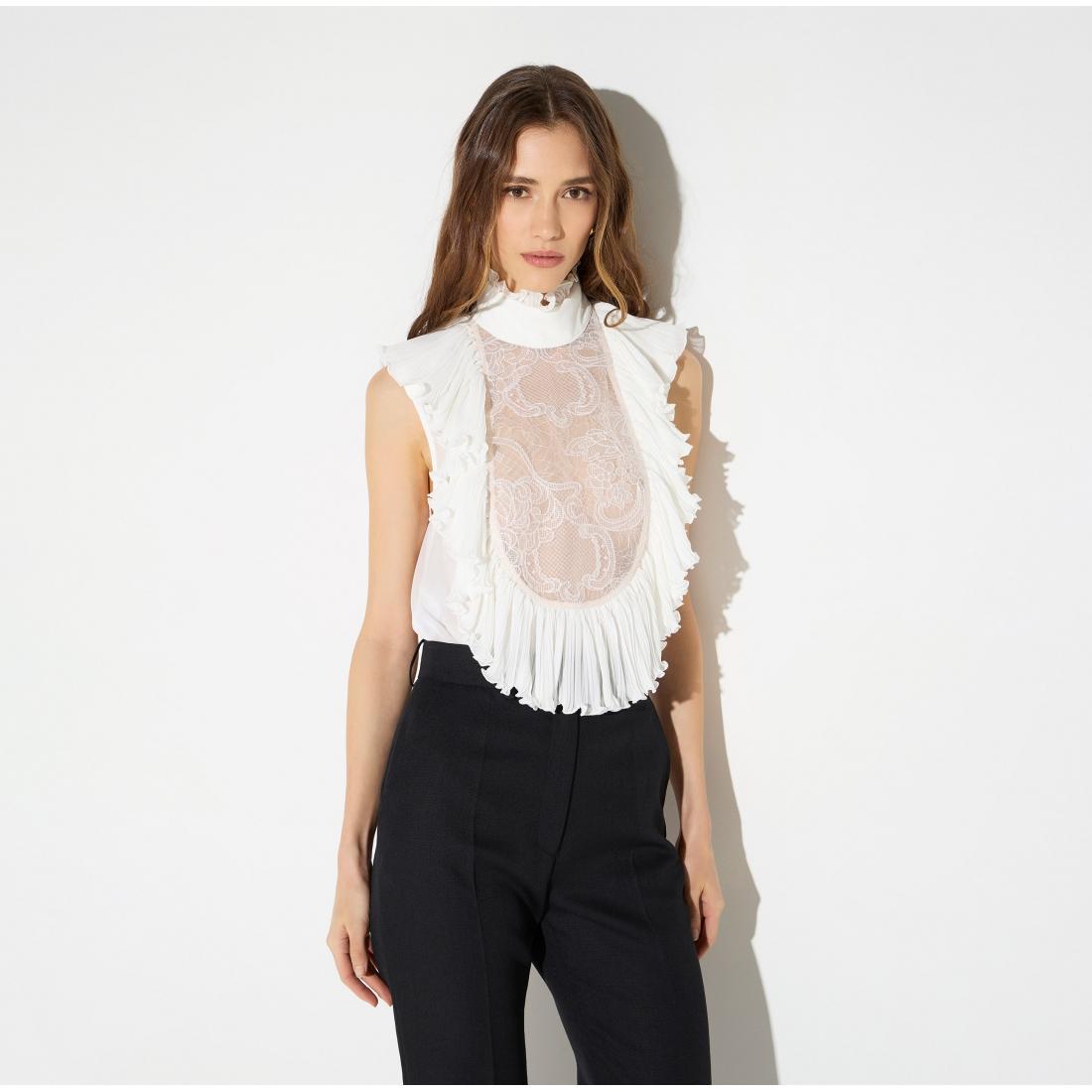 Body in georgette e pizzo
