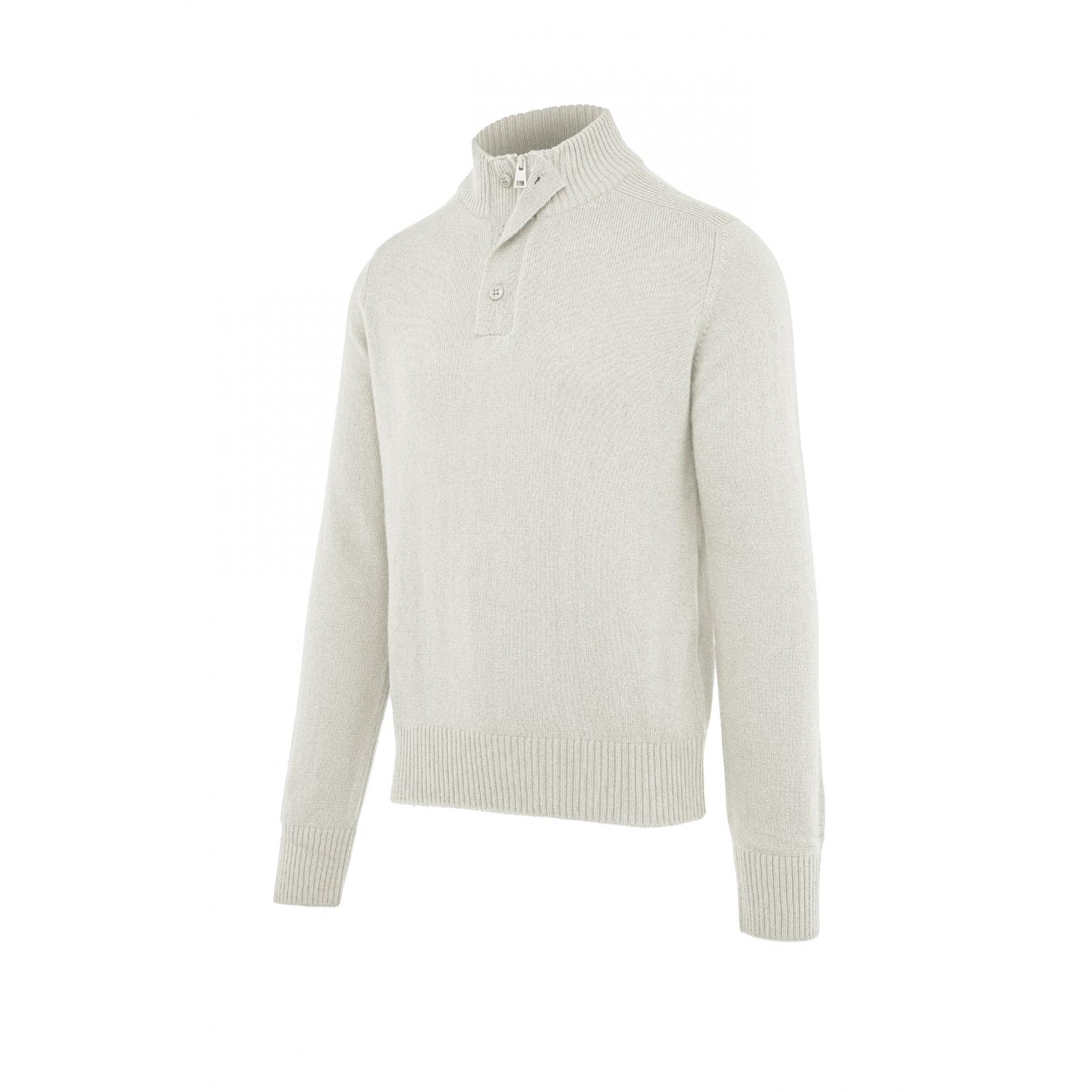 Maglione con collo alto in lana