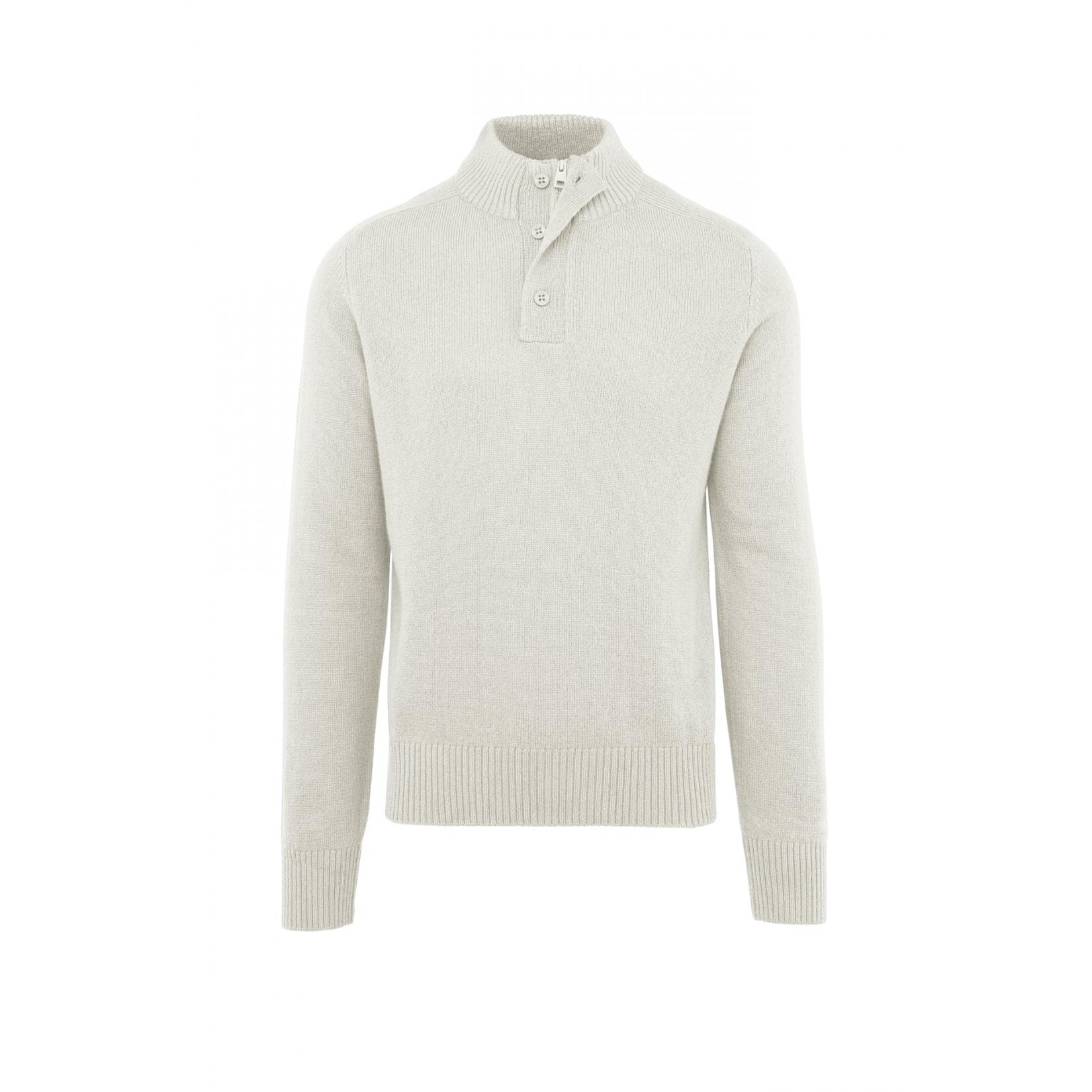 Maglione con collo alto in lana