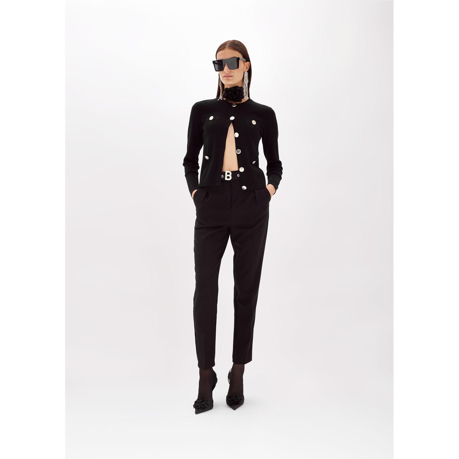 PANTALONI A SIGARETTA IN CADY