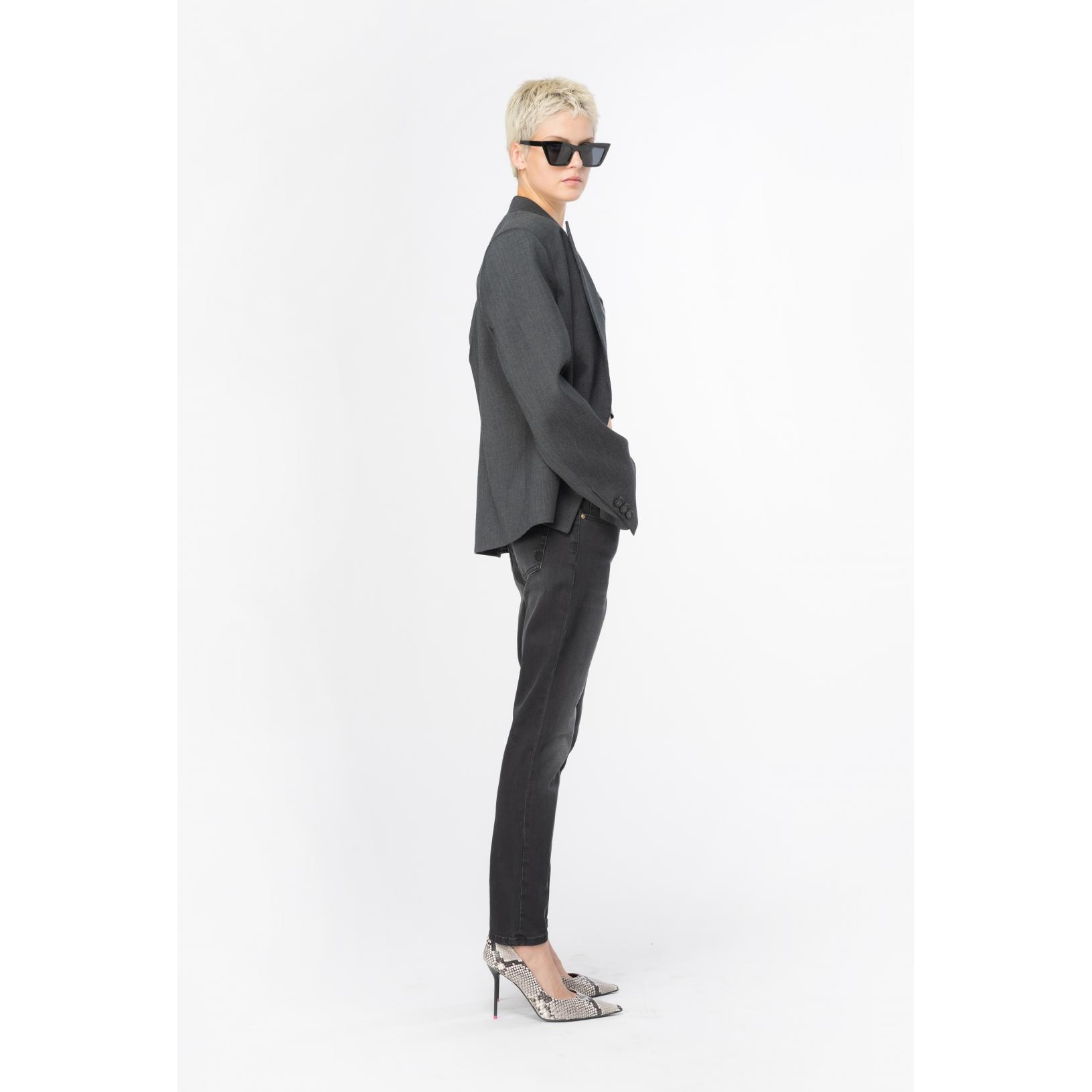 JEANS SKINNY DENIM BLACK STRETCH (SABRINA SKINNY)