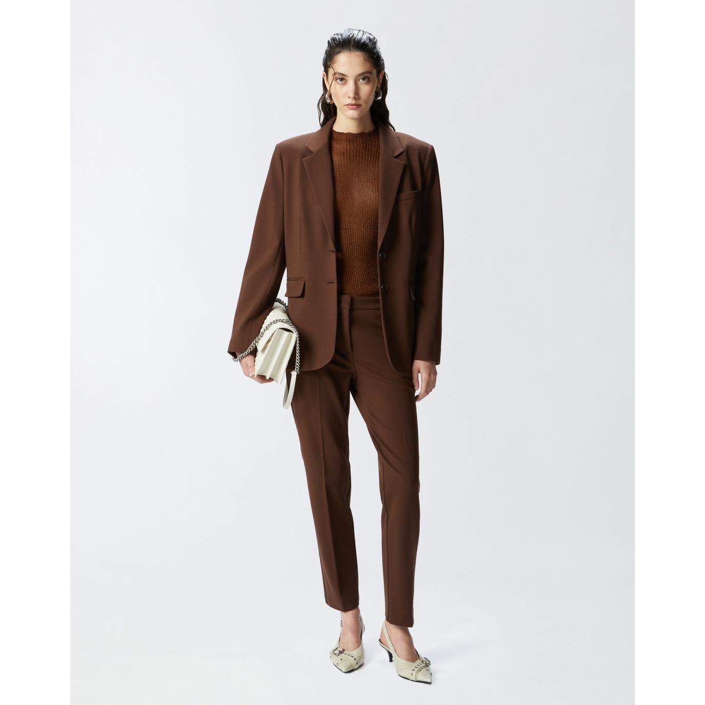 Pantaloni a sigaretta tessuto tecnico (BELLO PANTALONE)