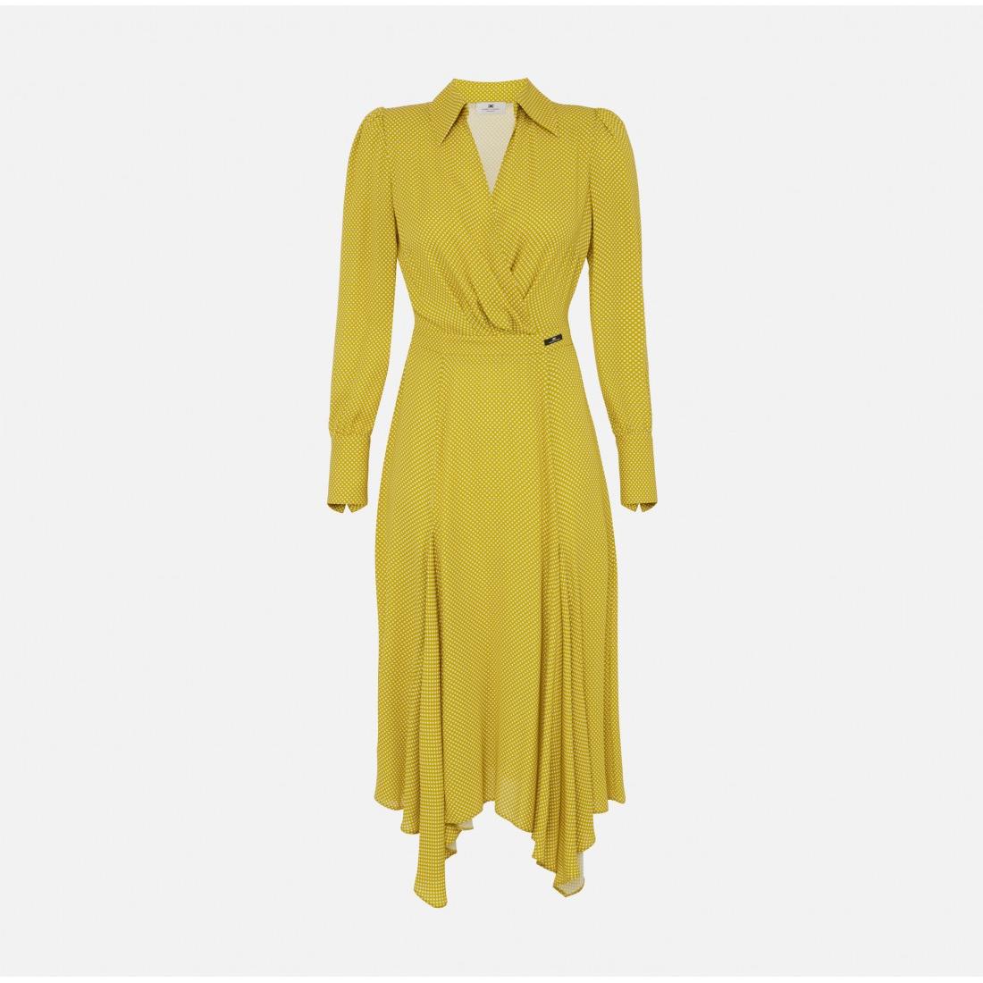 Abito in viscosa con stampa pois