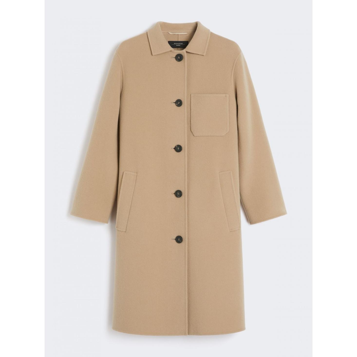 Cappotto monopetto in lana