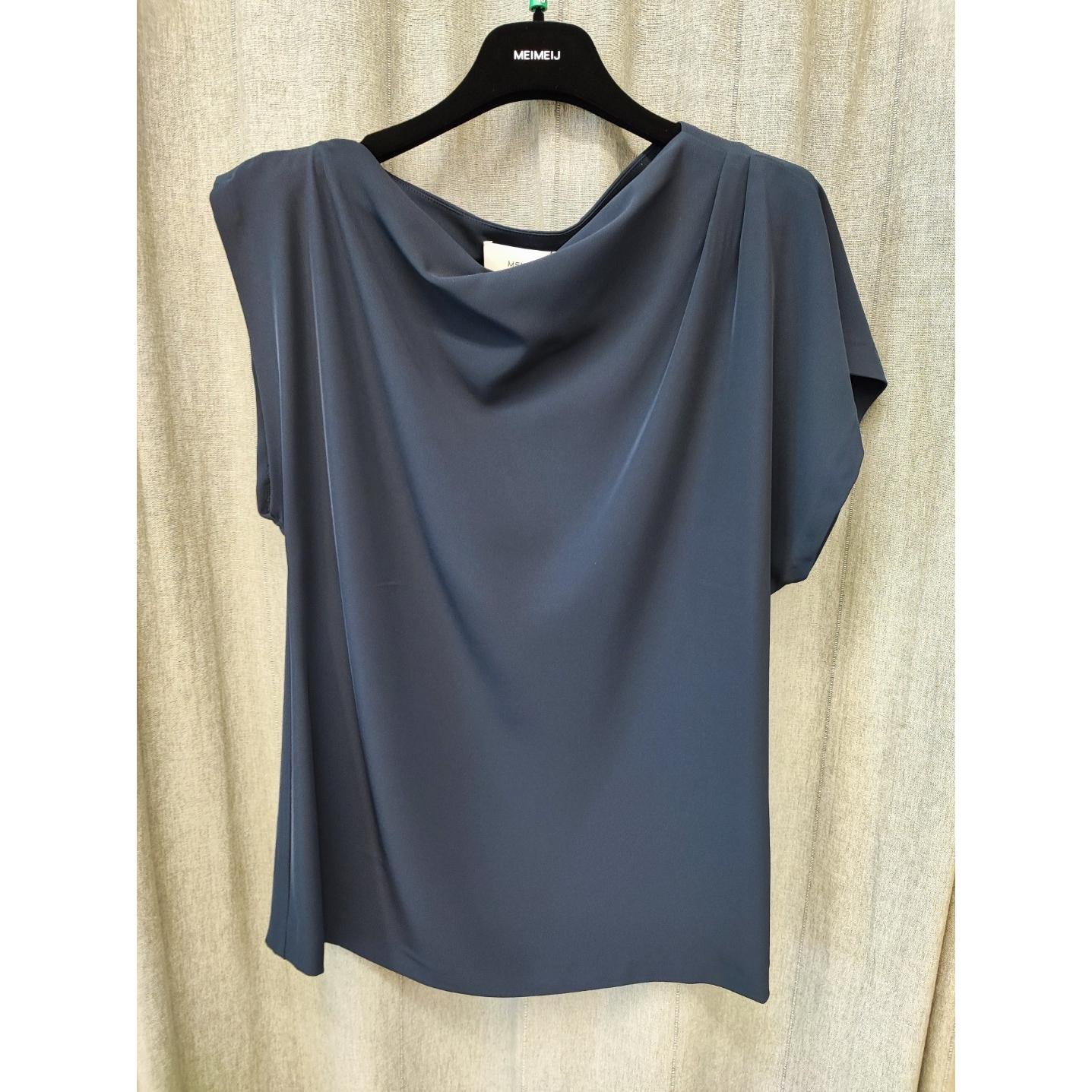 BLUSA ASIMMETRICA CON PIEGHE