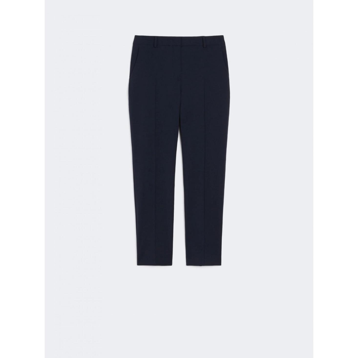 Pantalone a sigaretta in tela di lana