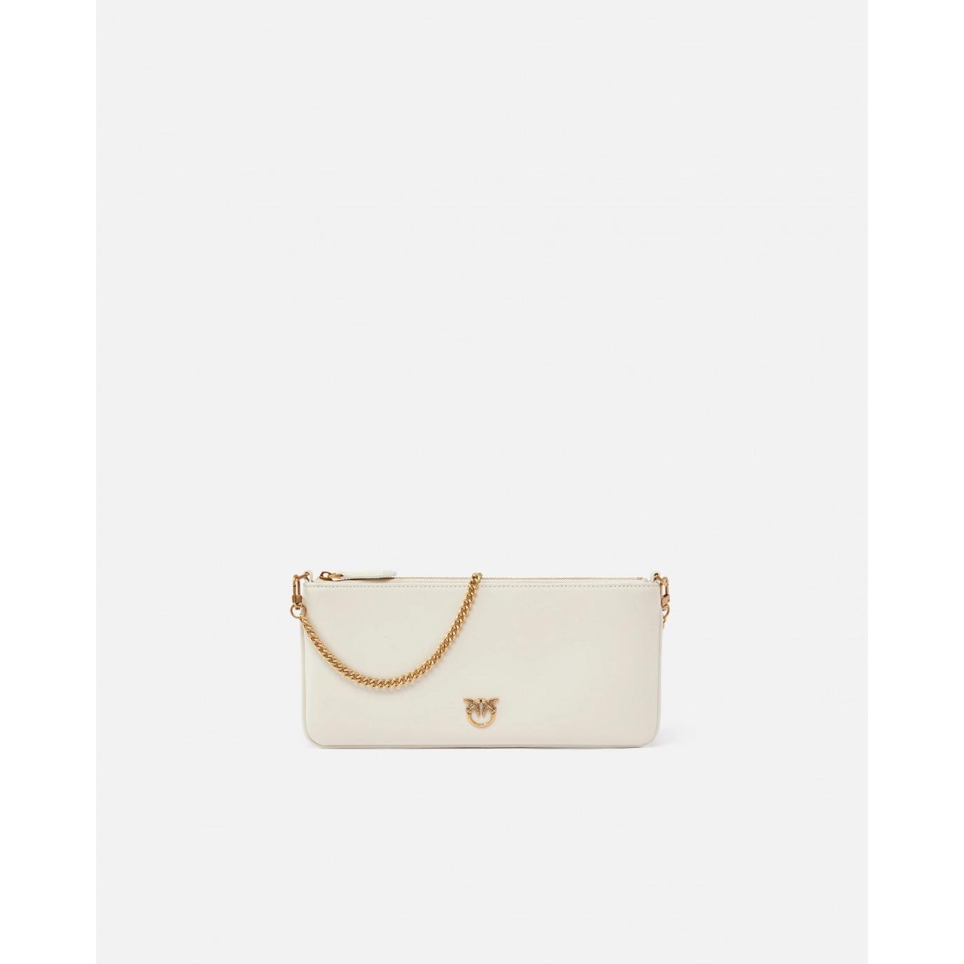 Horizontal Flat Bag in pelle
