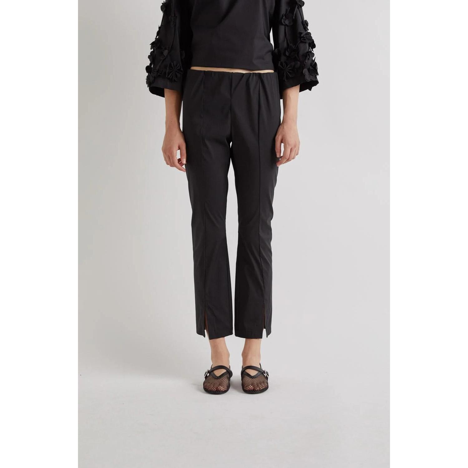 PANTALONE SKINNY CON SPACCHI DAVANTI