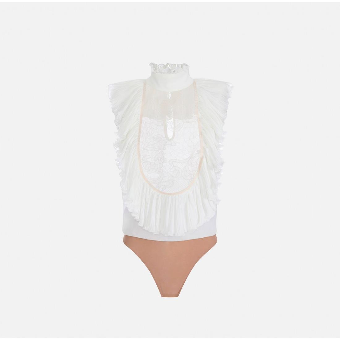 Body in georgette e pizzo