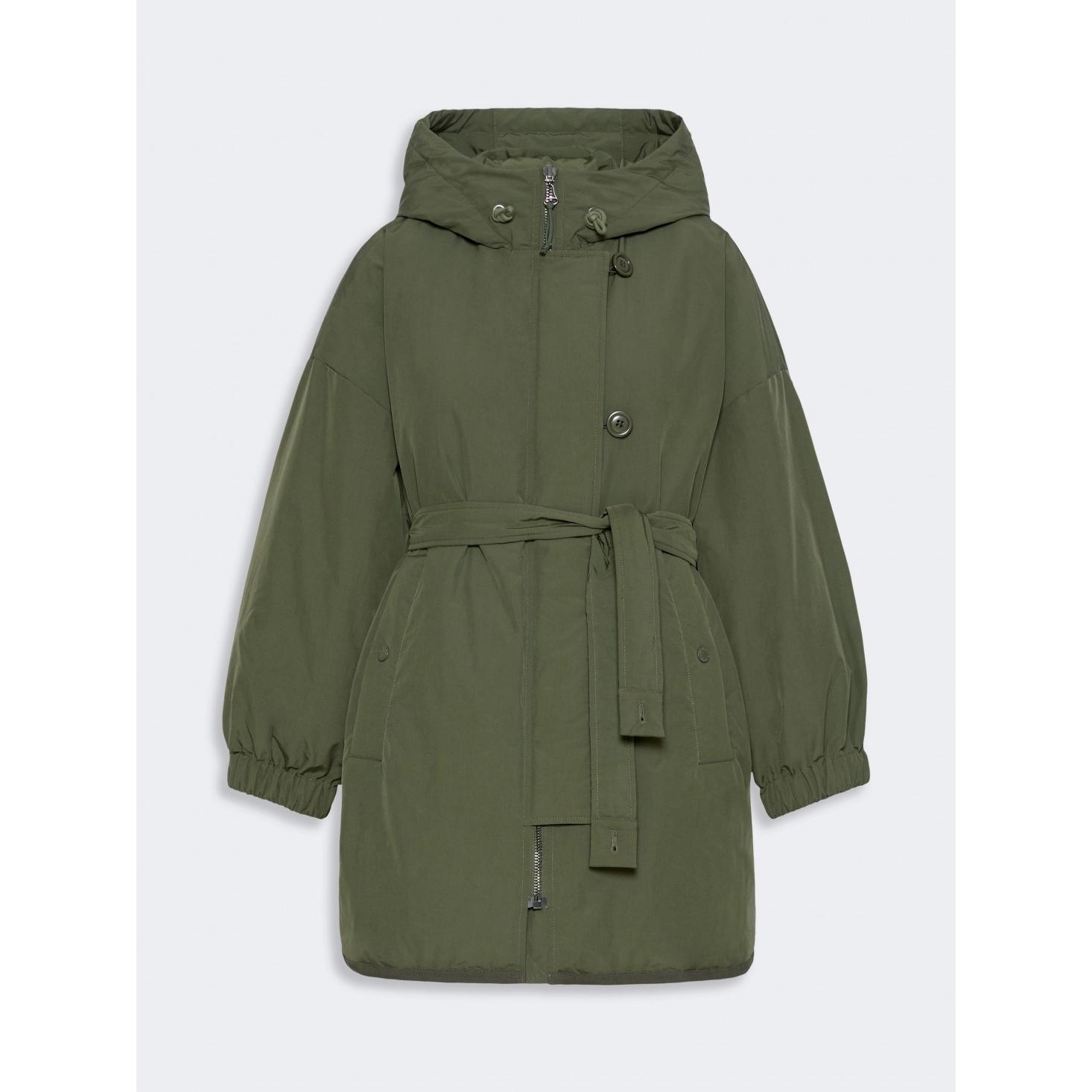 Parka reversibile in tela antigoccia